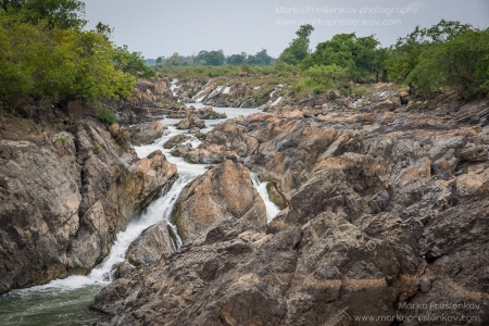 Mekong river rapids