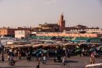 View over Djemaa el-Fnaa towards souks