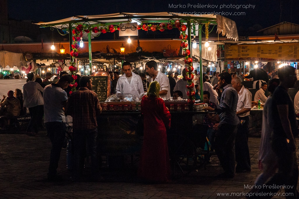 Sweets stall at Djemaa el-Fnaa