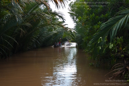 Playful time down the canal