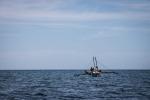Fishermen at sea