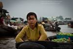 Floating market, Vietnam