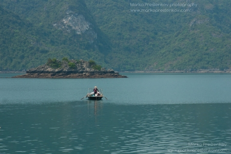 Paddling away