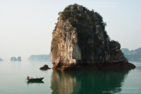 Riding near the isle