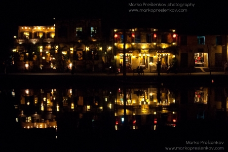 Silk lantern reflections