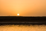 Sunset over Niger river