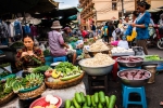 Veggies in baskets