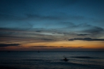 Paddling at sunset on Sugar beach