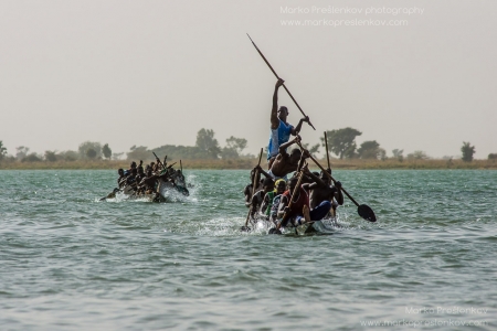 First sight of finish line