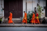 Alms procession nearing its end