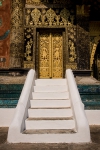 Golden side doors of Wat Xieng Thong