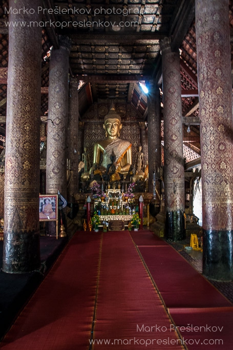 Buddha statue of Wat Xieng Thong