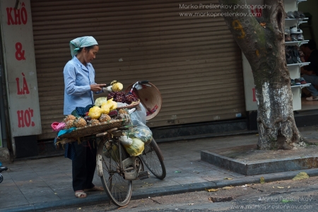 Pineapple from a bicycle