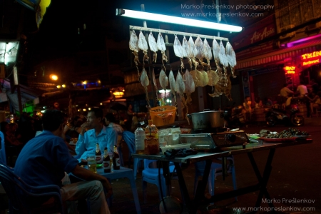 Squids and snails stall