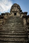 Step staircase to the top of Angkor Wat
