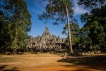 Orange sand in front of Bayon