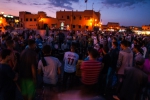 Musicians performing at Djemaa el-Fnaa