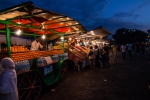 Orange-juice sellers at Djemaa el-Fnaa