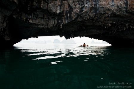 Paddling through
