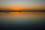 Late afternoon fishing on Niger river at Tombouctou fleuve near Timbuktu, Mali. Photo by Marko Preslenkov.