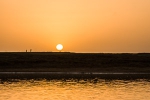 Sunset over Niger river