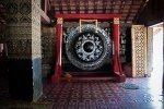 Big gong of Wat Xieng Thong