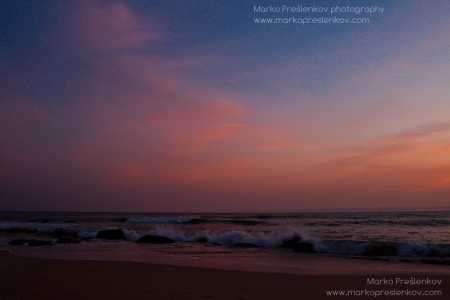 Colours over the Atlantic