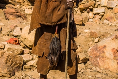 Dogon hunter with a spear
