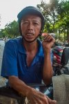 Saigon mototaxi driver