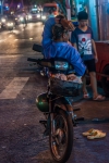 Lazy Vietnamese evening on a motorbike