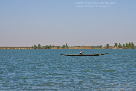 Paddling away