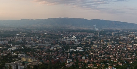 Panorama of Skopje