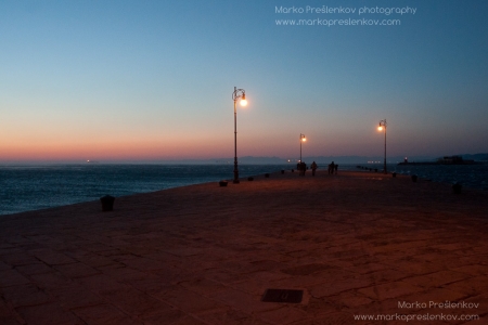 Down the pier